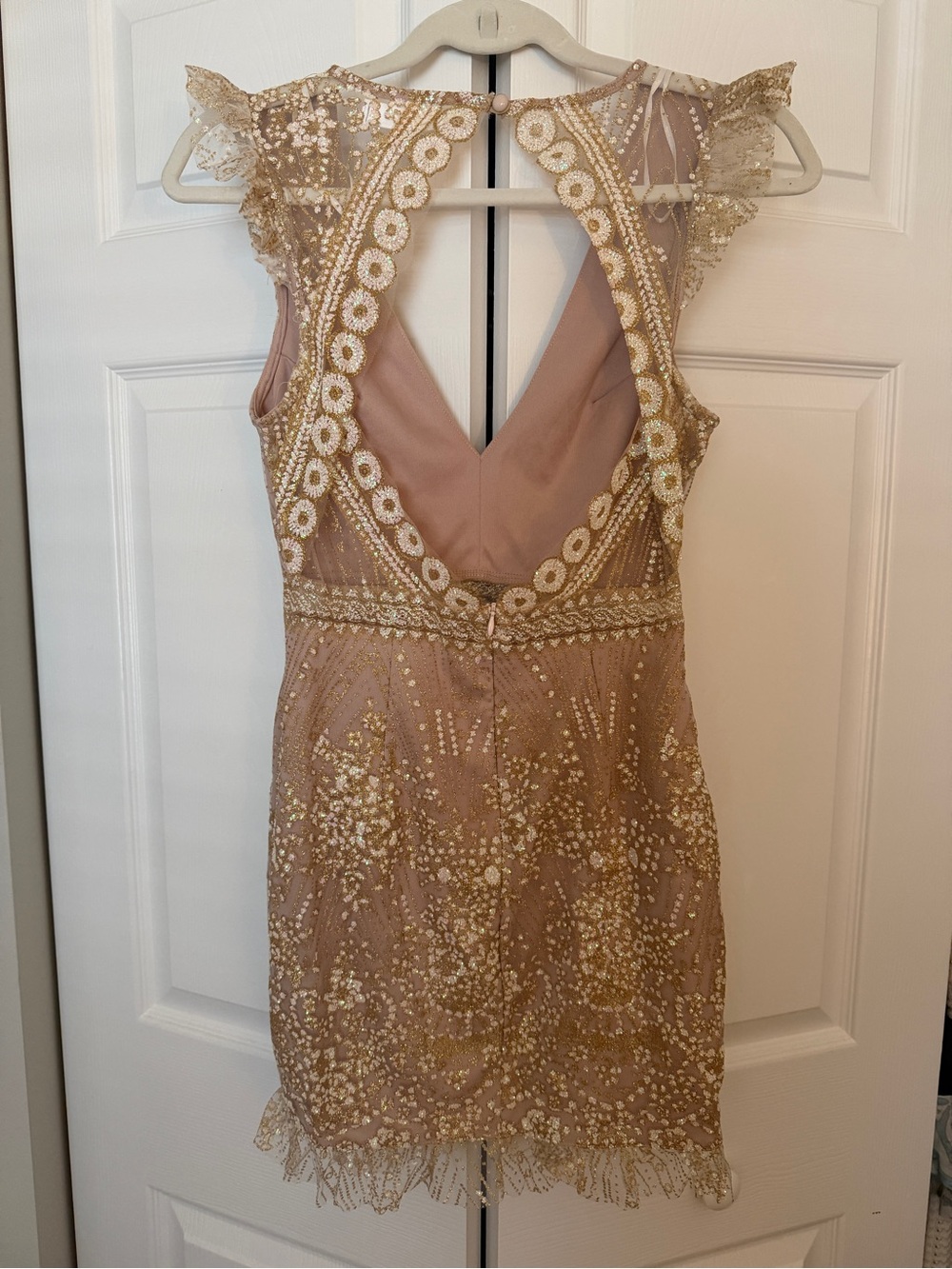 Hello Molly Gold-Embellished Sheer Top - Picture 5 of 6